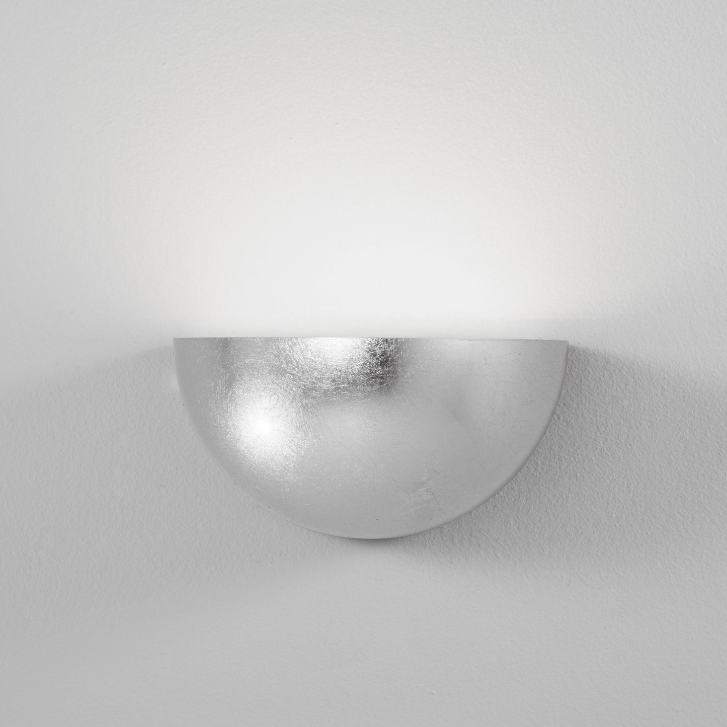 Applique MORITZ in foglia argento 25cm.