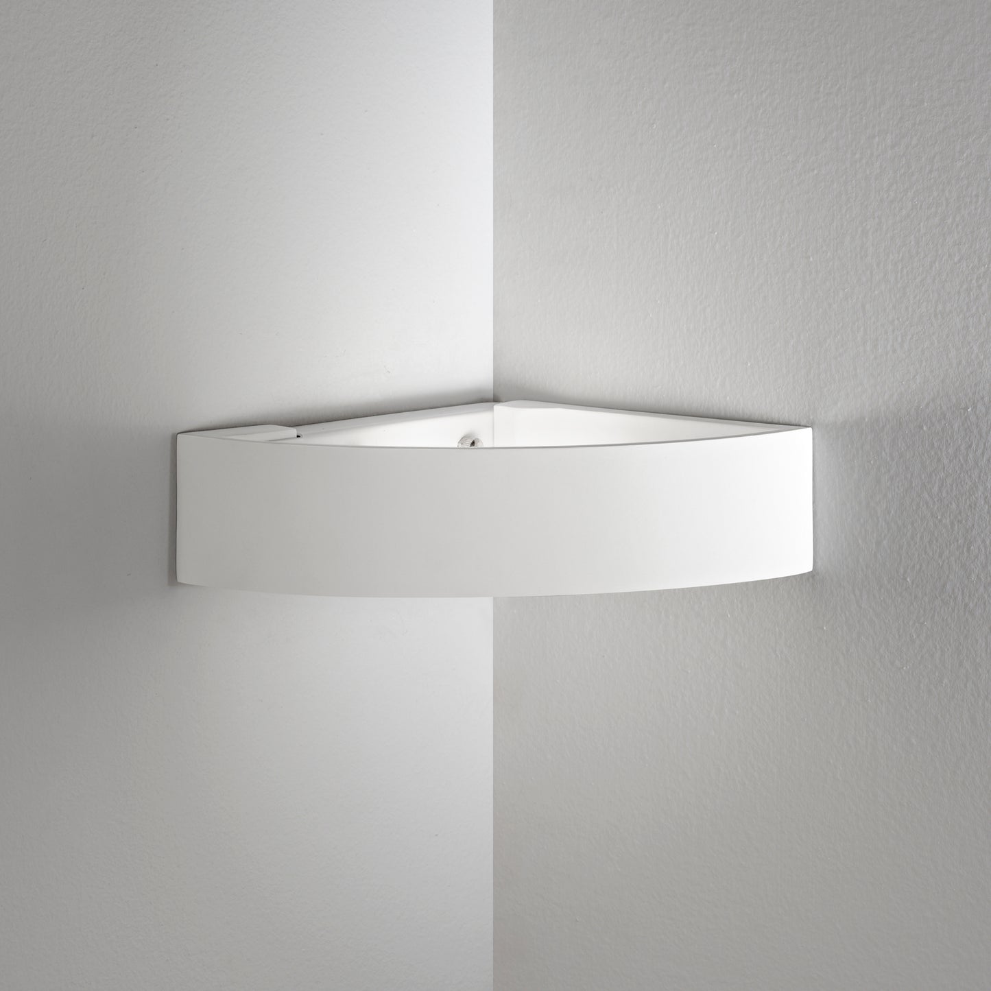 Applique MYKONOS in gesso bianco verniciabile