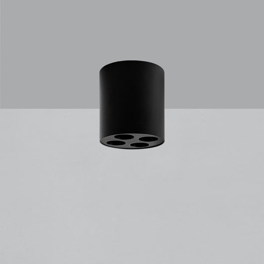 Invisible Plafoniera Ø70 Nero