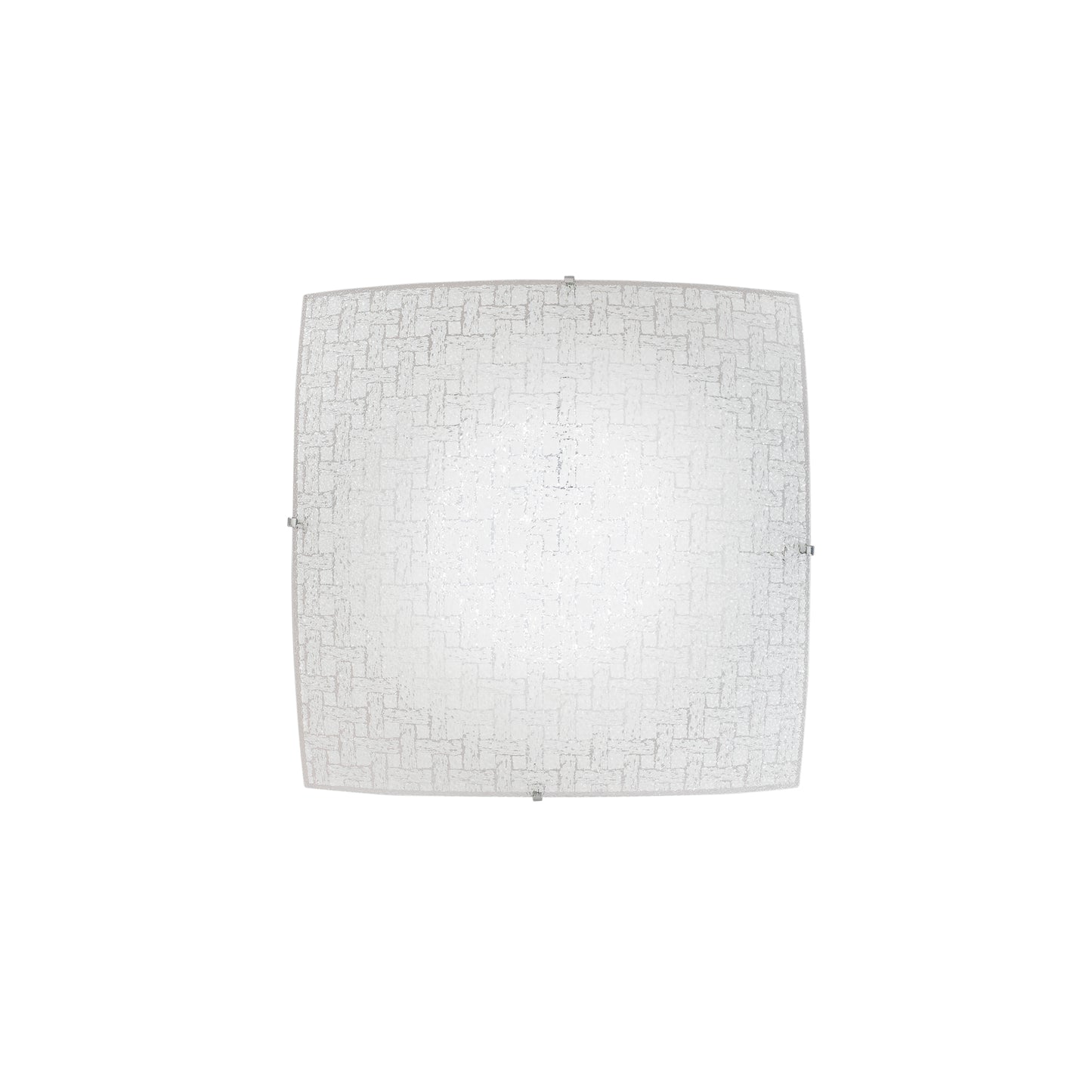Plafoniera LED PAMELA in vetro bianco 24W 4000K (luce naturale) 40x40 cm.