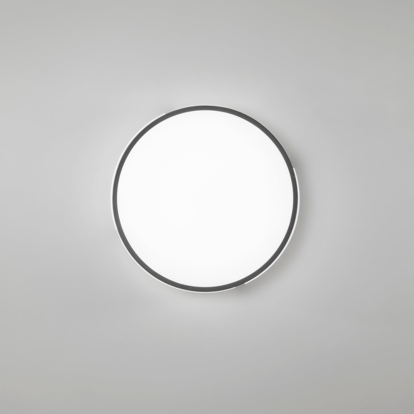 Plafoniera LED PANGEA 22W in metallo nero CCT