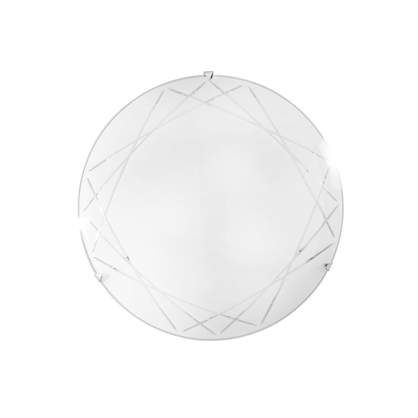 Plafoniera PARADISE in vetro bianco Ø 40cm.
