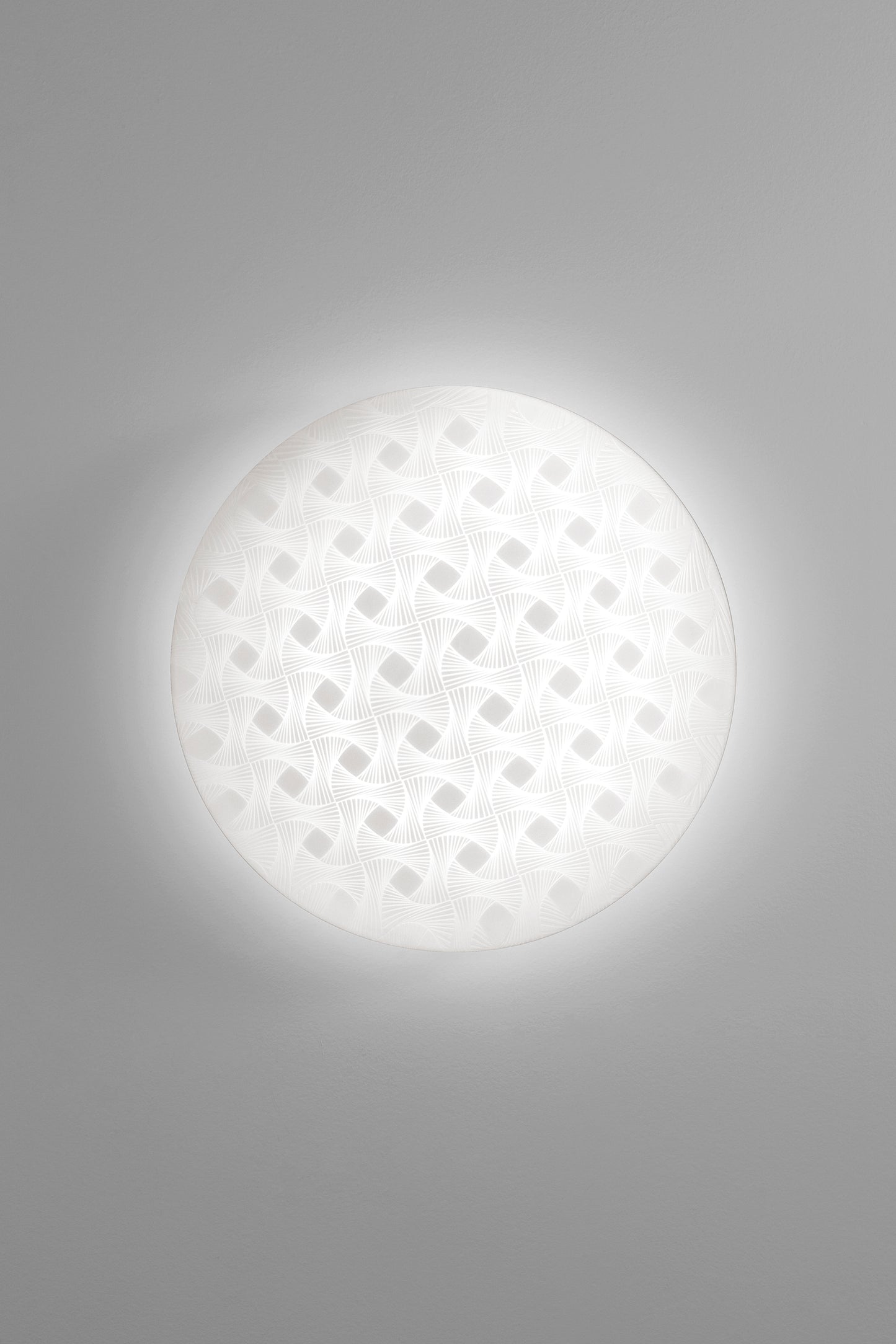 Plafoniera LED PENEPOLE in vetro bianco satinato, CCT, Ø 51cm.