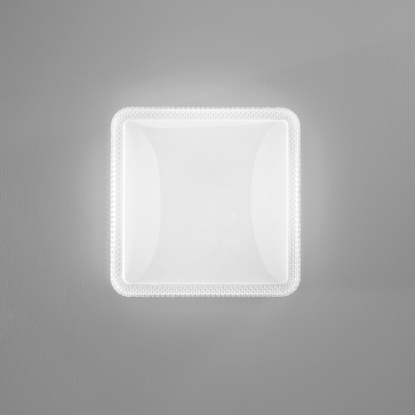 Plafoniera PIXEL bianca quadrata 38,5cm, CCT, con memory function