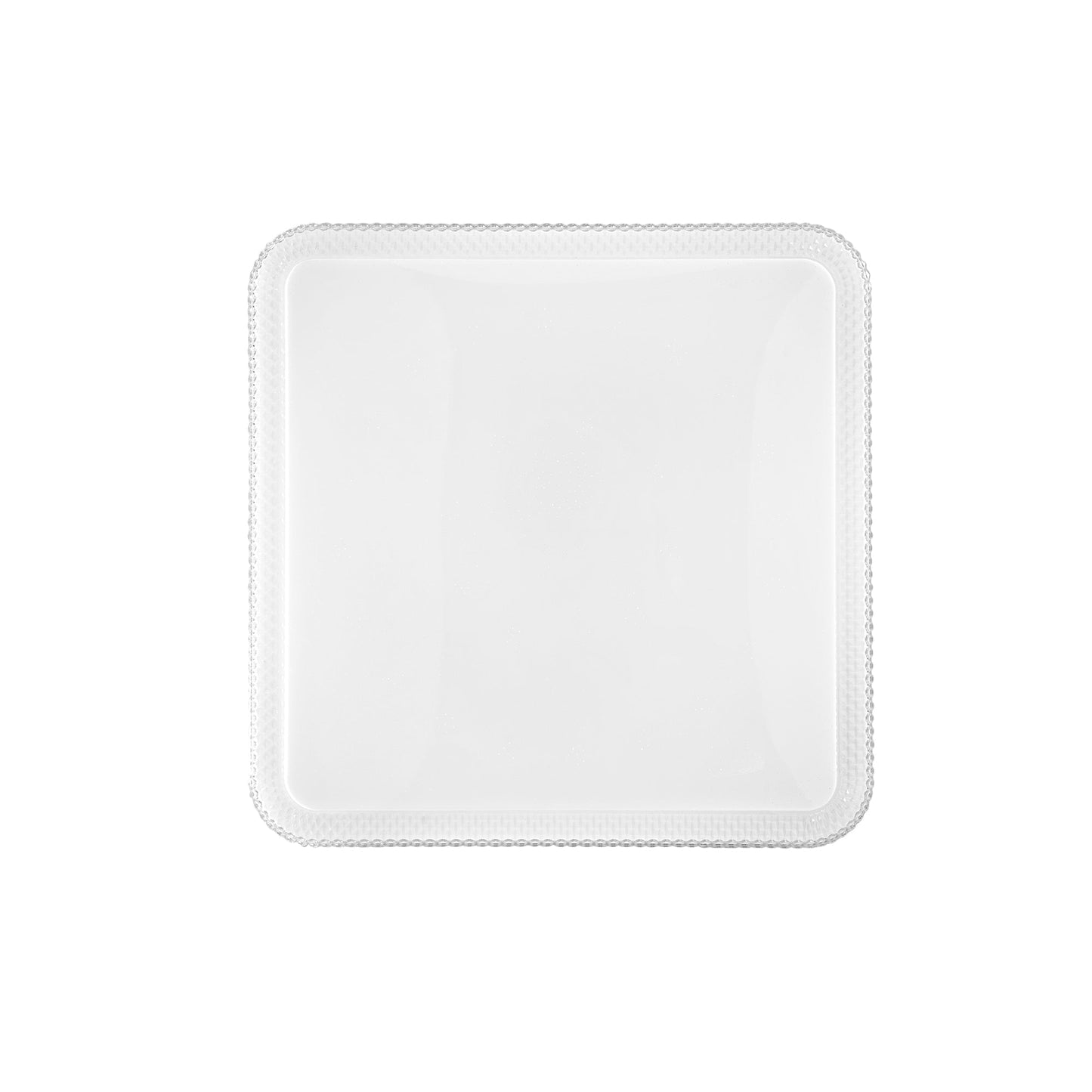 Plafoniera PIXEL bianca quadrata 48cm, CCT, Wi-Fi e telecomando incluso