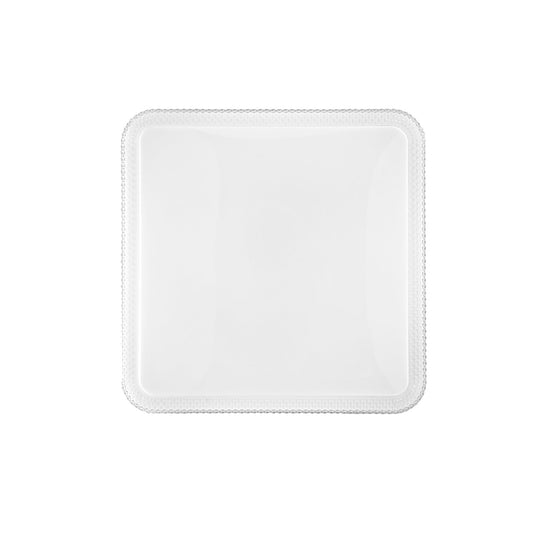 Plafoniera PIXEL bianca quadrata 48cm, CCT, Wi-Fi e telecomando incluso
