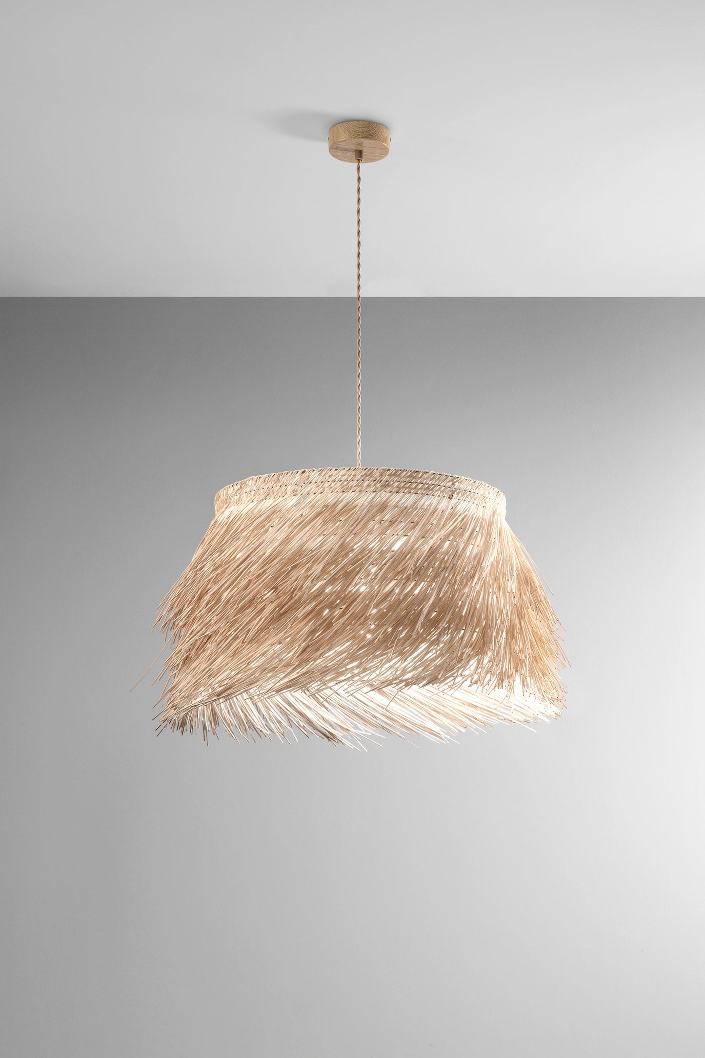 Sospensione Samoa in rattan