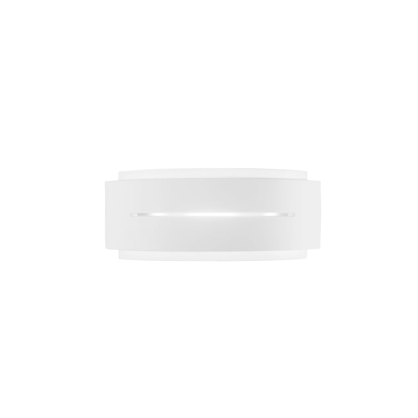 Applique SCOTT in gesso bianco verniciabile con luce biemissione