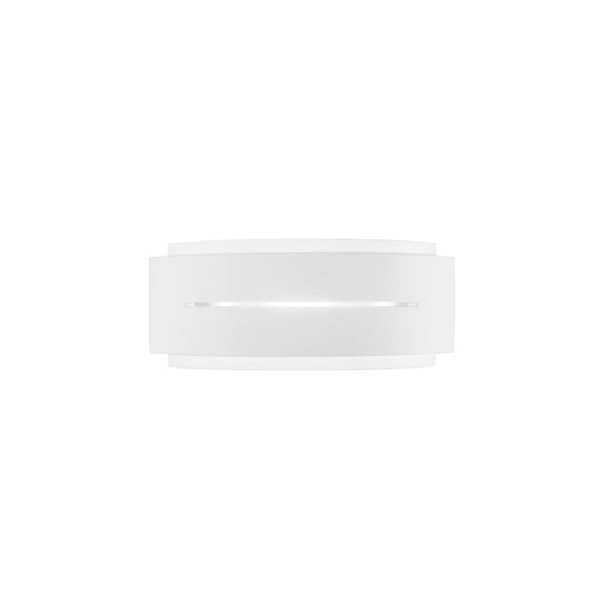 Applique SCOTT in gesso bianco verniciabile con luce biemissione