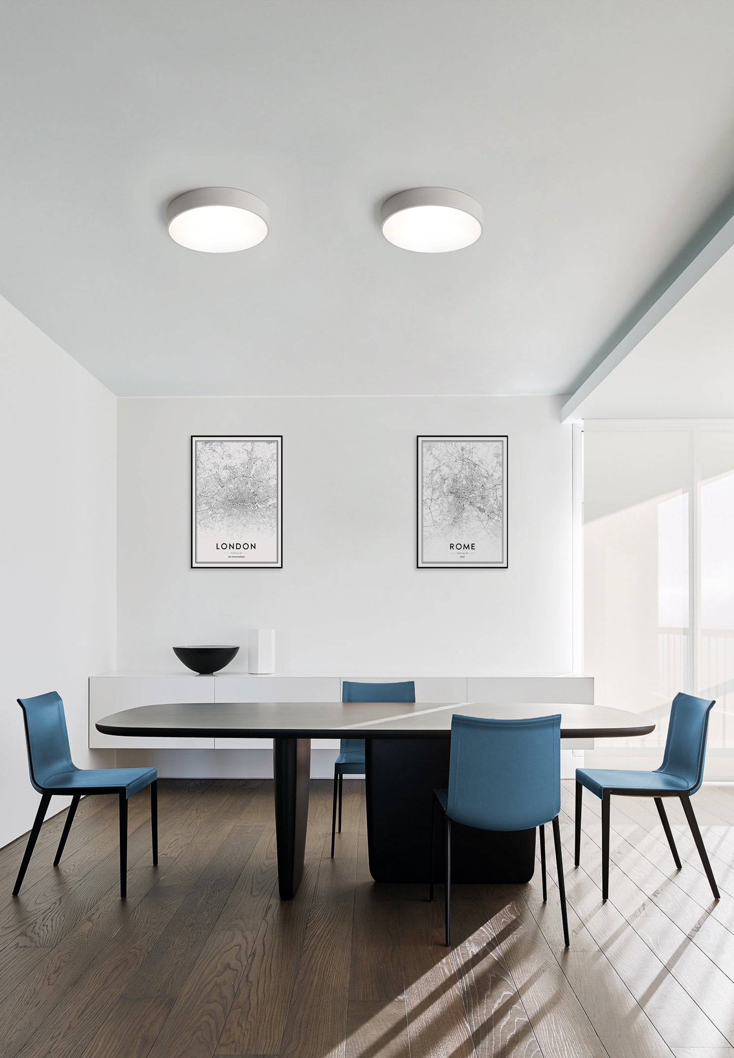 Isia PRO Plafoniera 400 LED 4000K Bianco