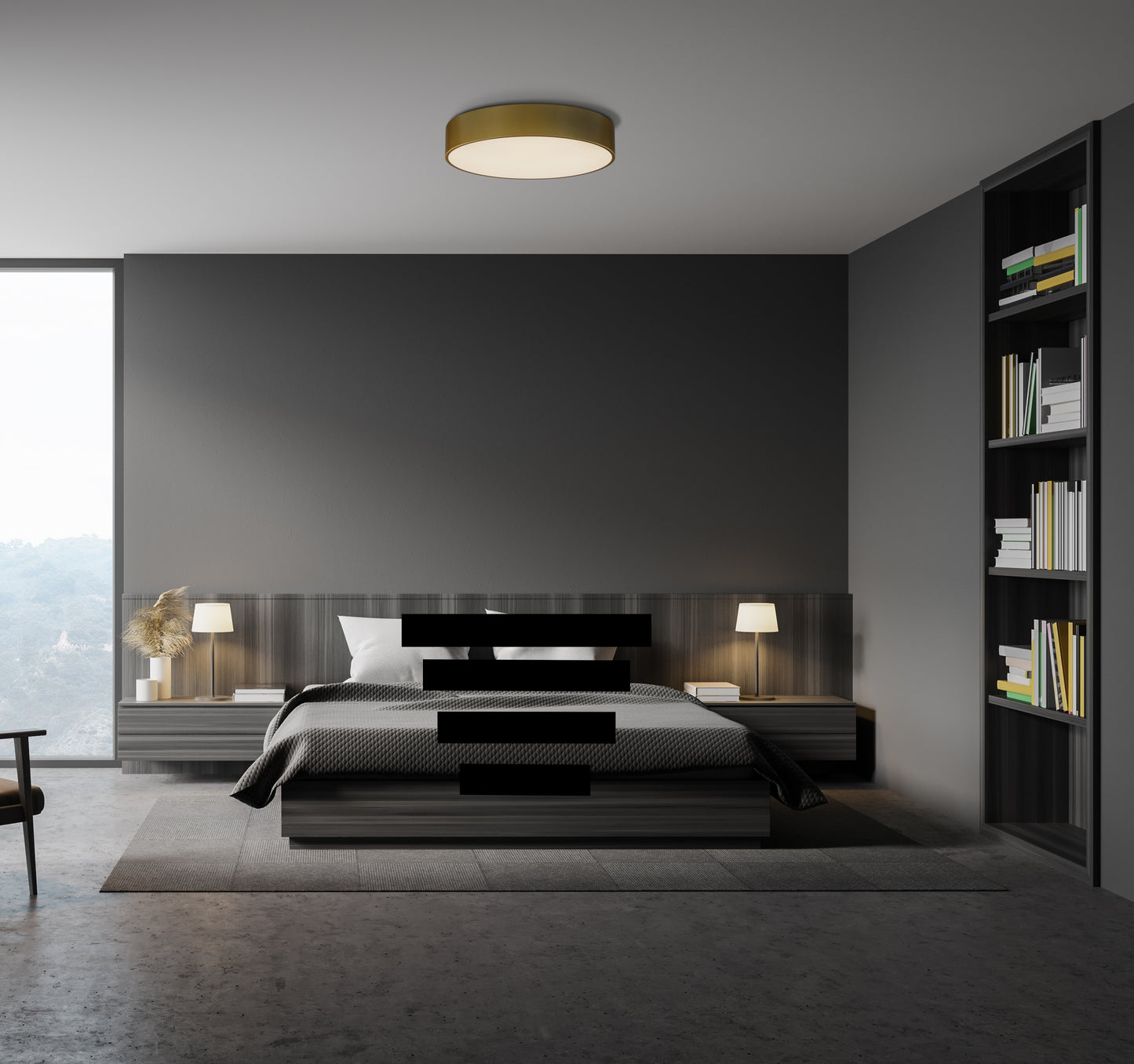 Isia Plafoniera 600 Oro