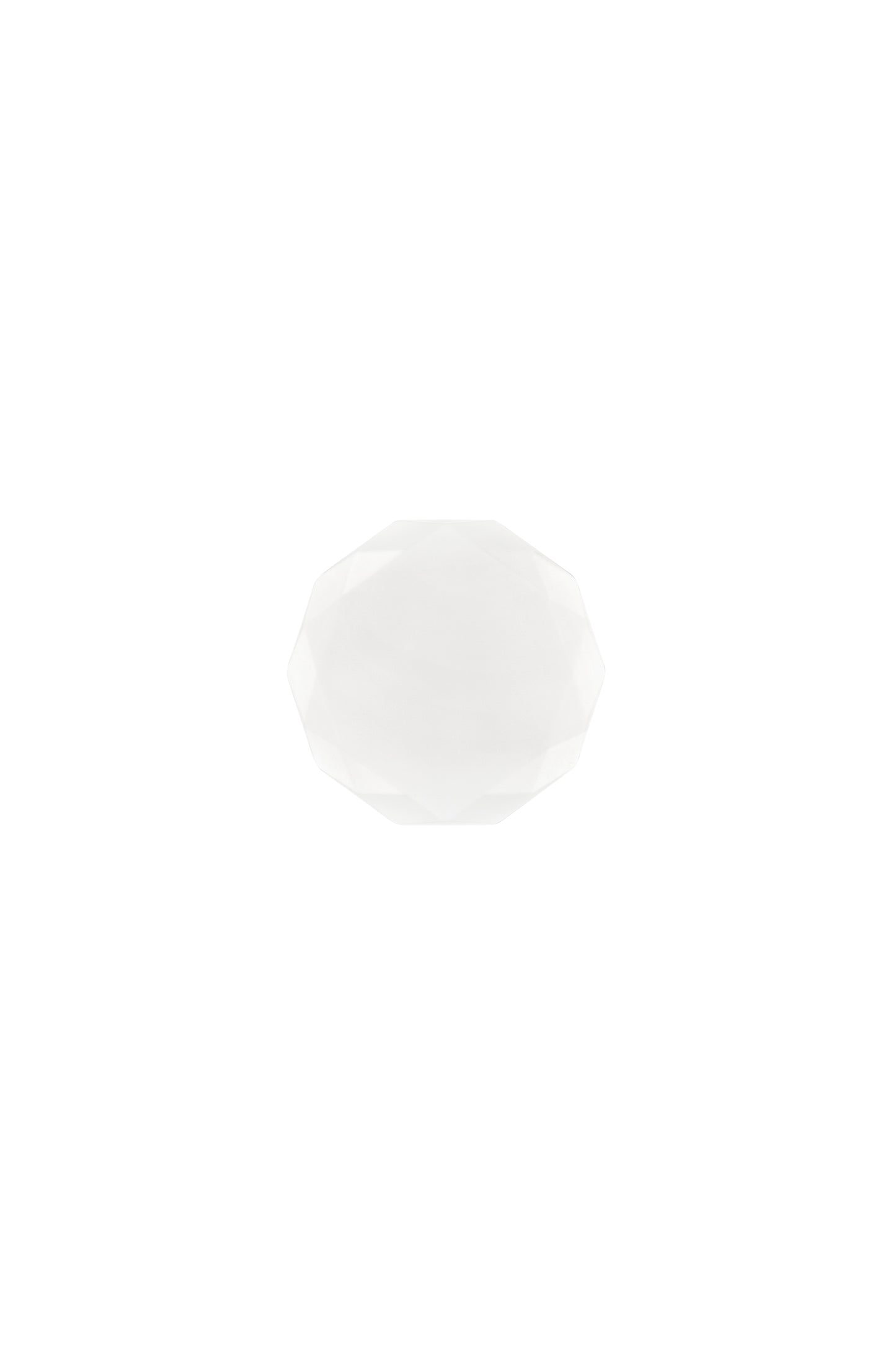 Plafoniera LED SINOPE in vetro bianco satinato, CCT, Ø 28cm.
