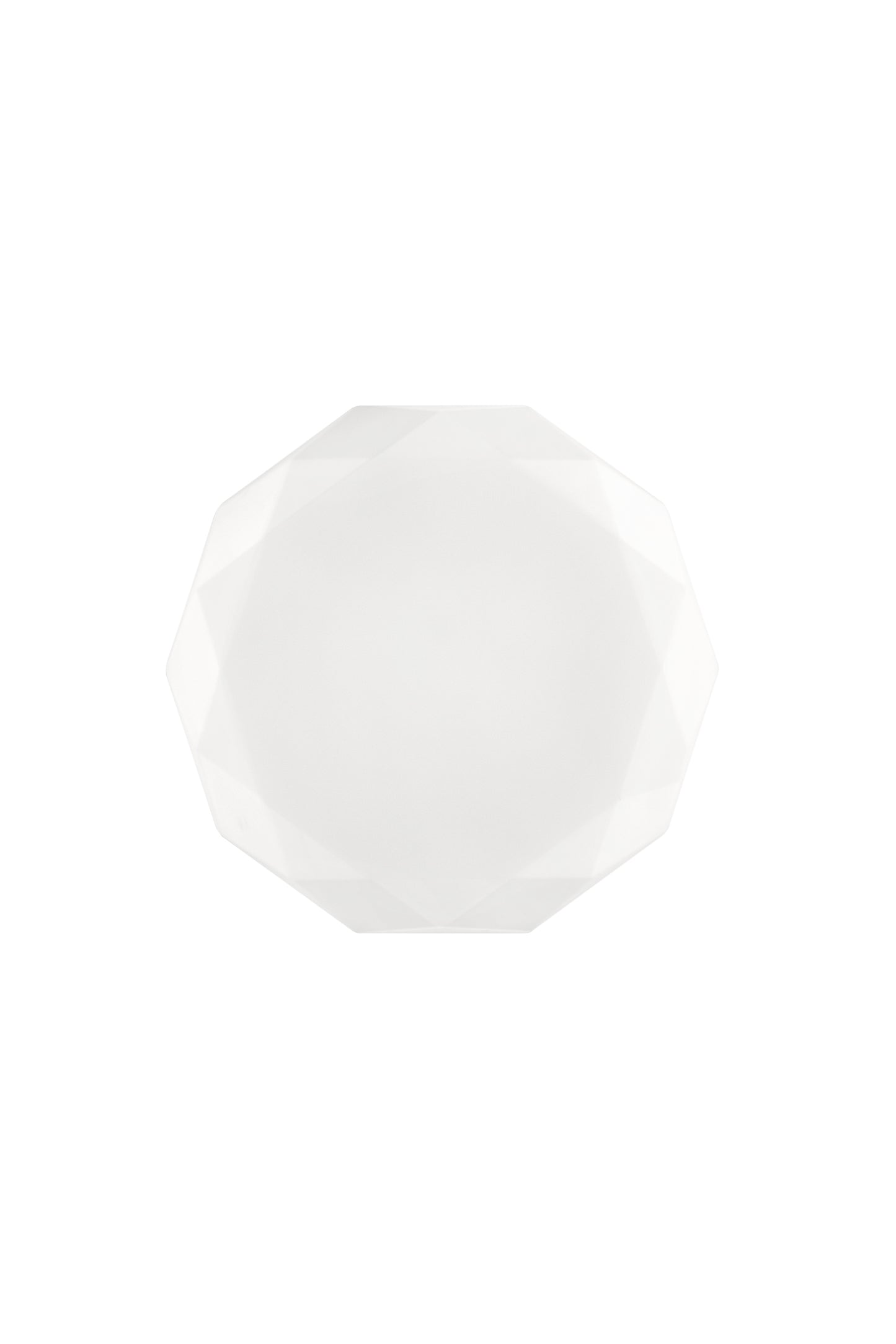 Plafoniera LED SINOPE in vetro bianco satinato, CCT, Ø 51cm.