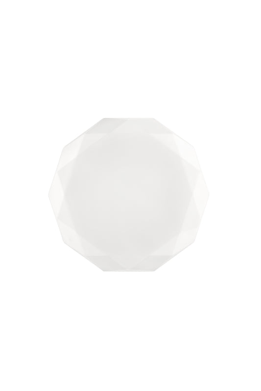 Plafoniera LED SINOPE in vetro bianco satinato, CCT, Ø 51cm.