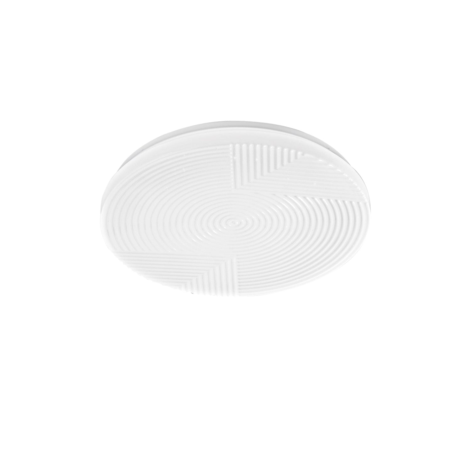Plafoniera LED STREAM in acrilico bianco, CCT, Ø 48 cm.