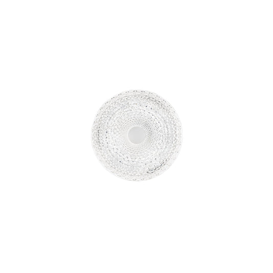 Plafoniera LED UNIKA bianca effetto diamantato, CCT con memory function, Ø 29cm.