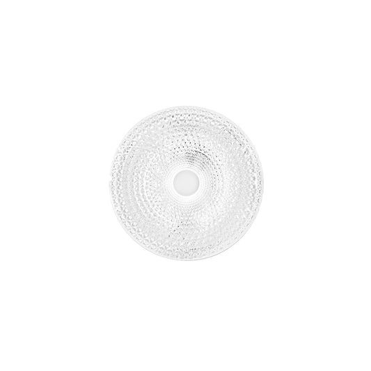 Plafoniera LED UNIKA bianca effetto diamantato, CCT con memory function, Ø 39cm.