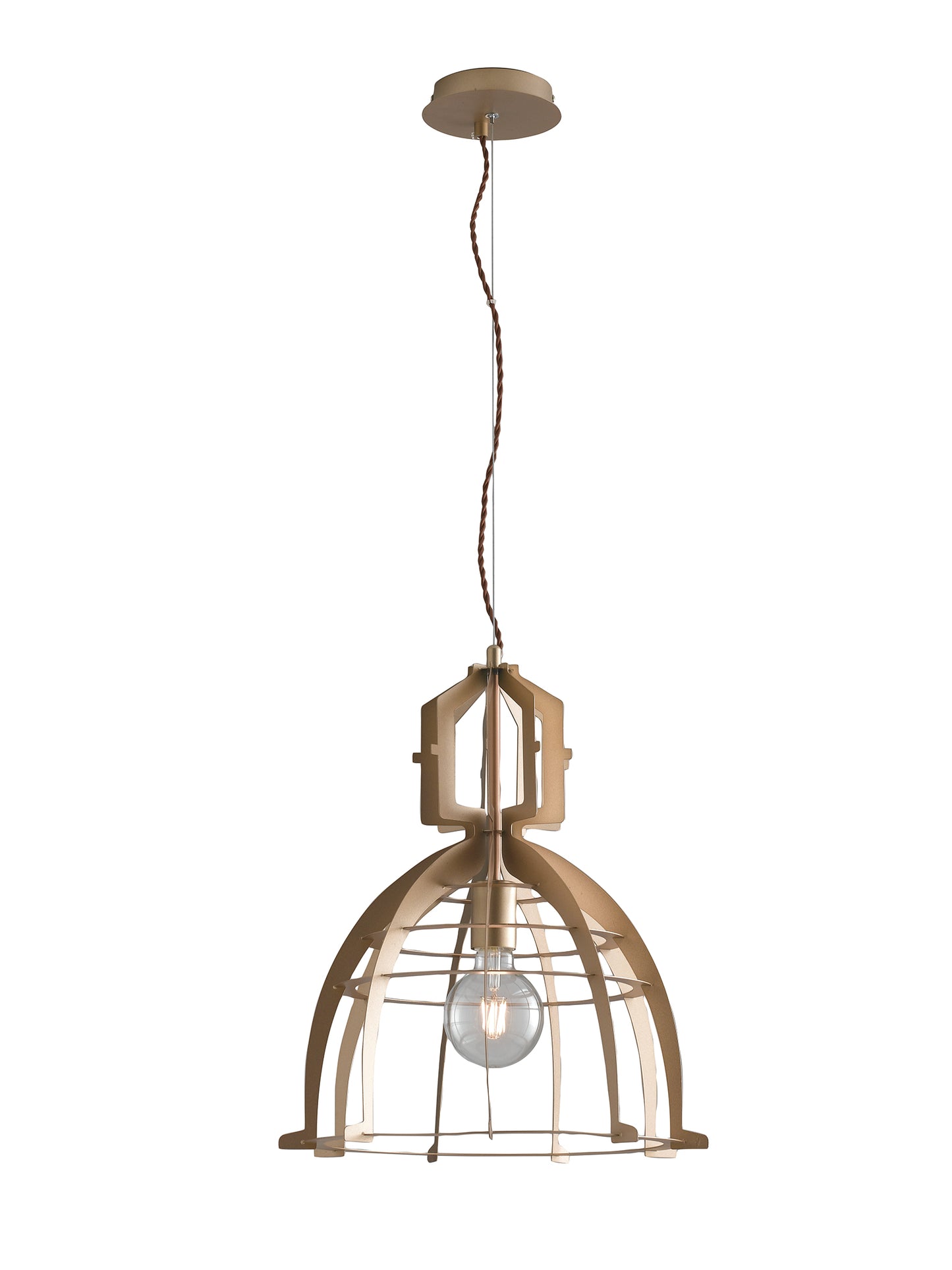 Lampadario a sospensione URBAN oro in metallo