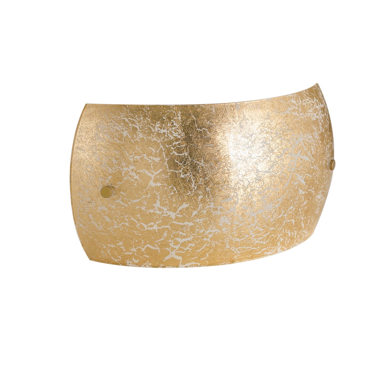 Applique VANITY in vetro con decoro in foglia oro