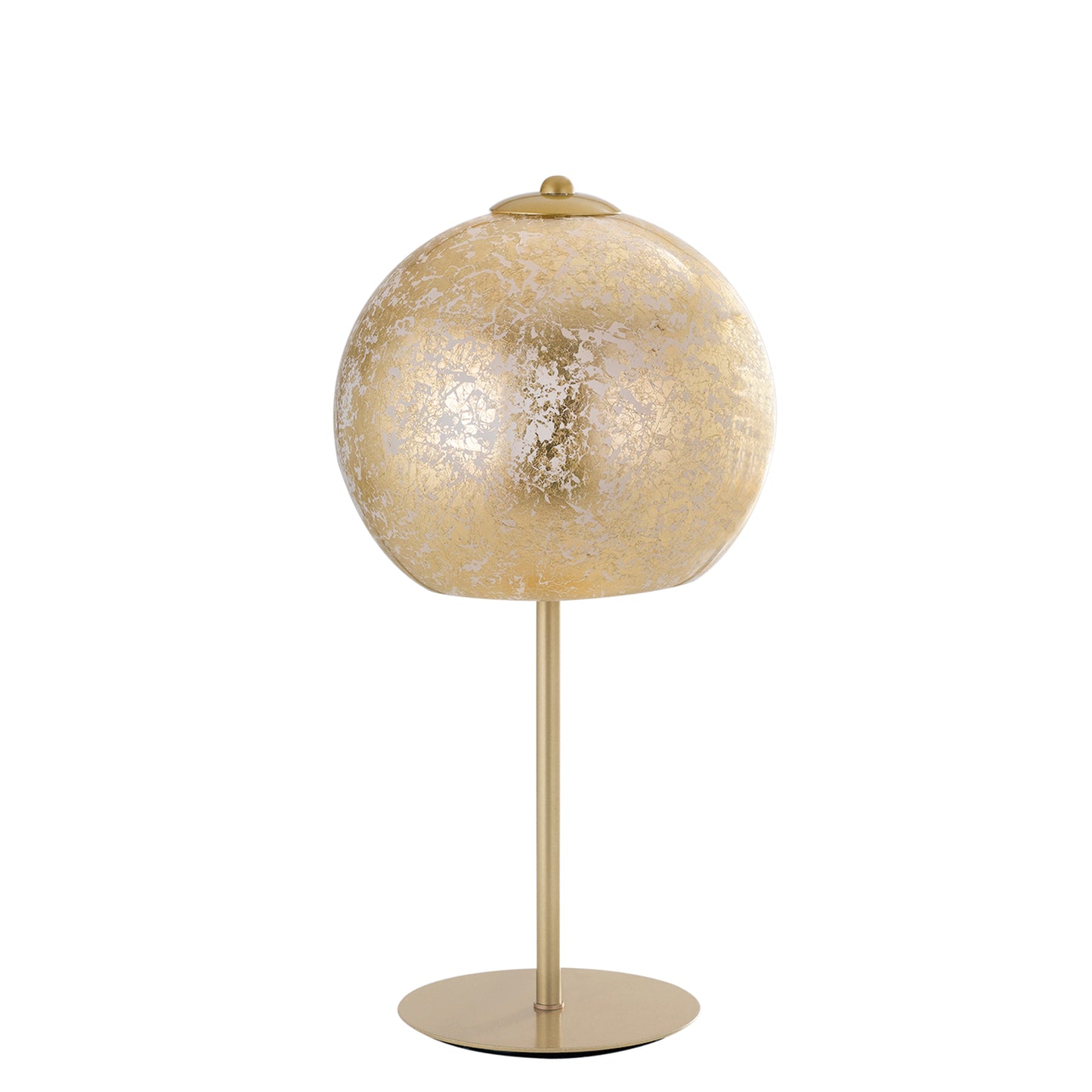 Lampada da tavolo VANITY in vetro con decoro in foglia oro