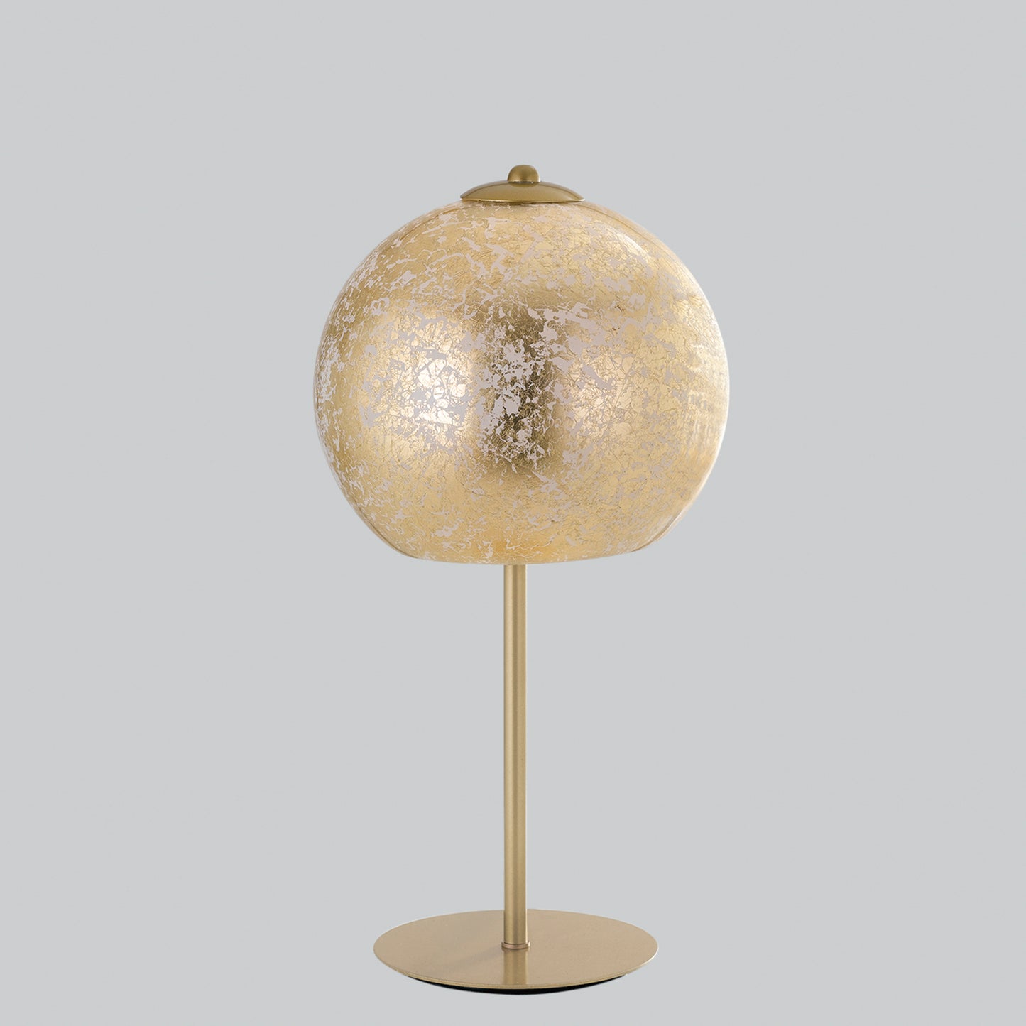 Lampada da tavolo VANITY in vetro con decoro in foglia oro