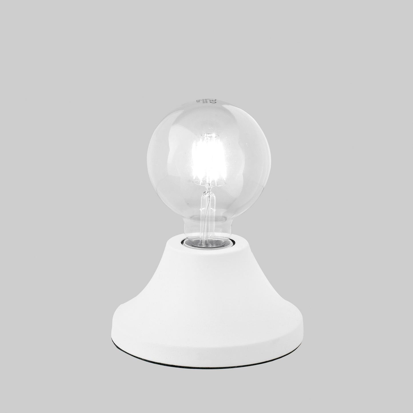 Lampada da tavolo VESEVUS in metallo bianco