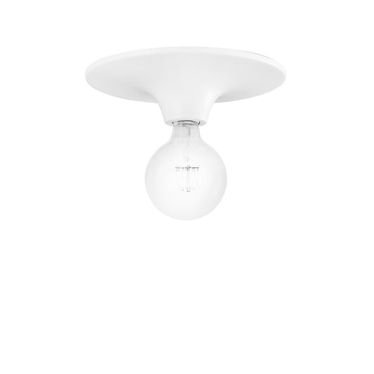 Plafoniera VESEVUS in metallo bianco Ø 30 cm.