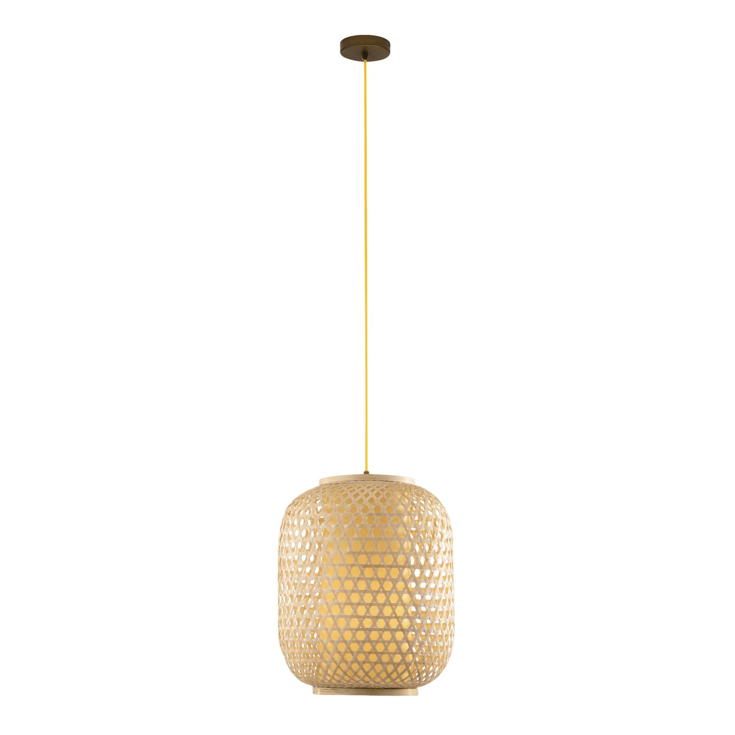 Lampadario a sospensione ZEN in bambù naturale Ø 30 cm.