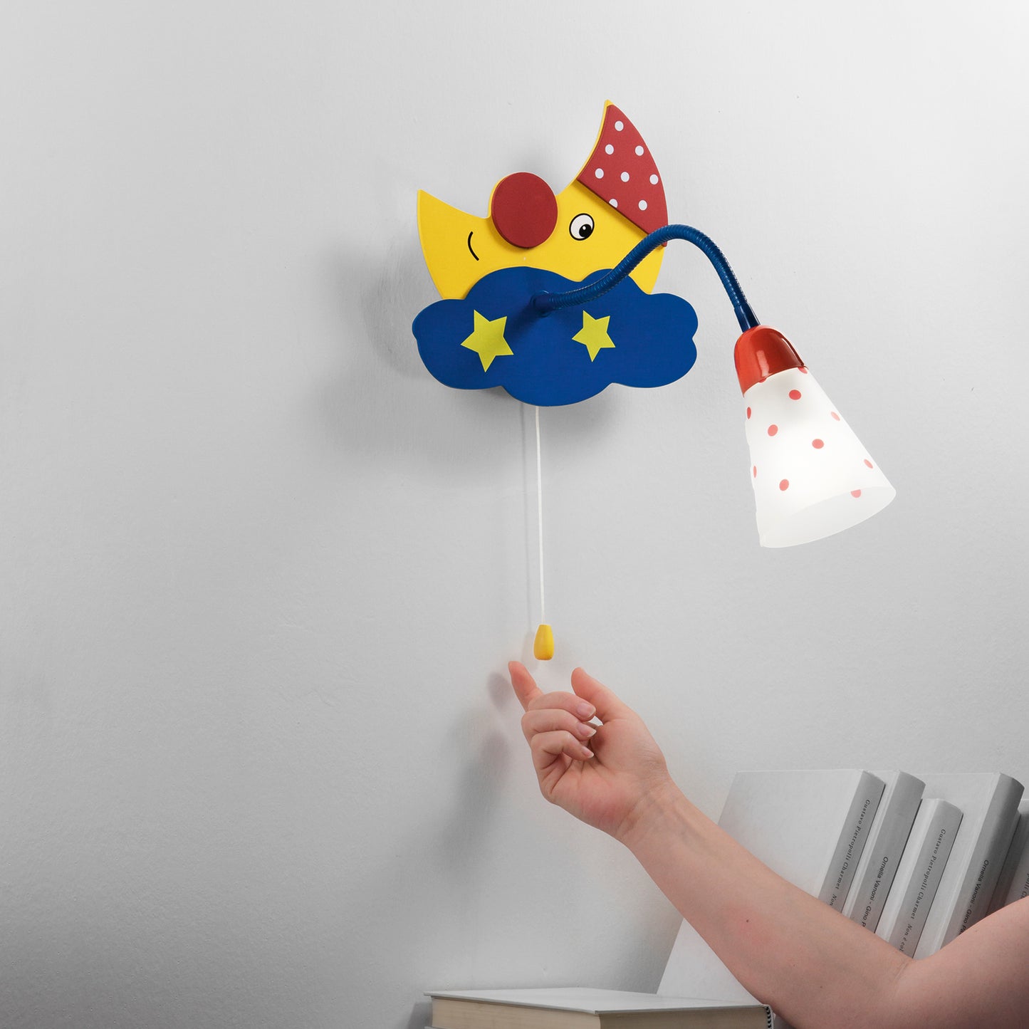 Applique SOGNO in metallo multicolore per bambini