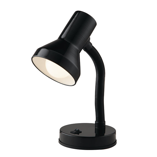 Lampada da lettura LDT flessibile in metallo nero