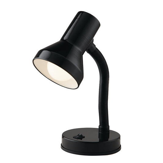 Lampada da lettura LDT flessibile in metallo nero