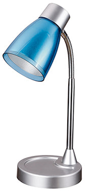 Lampada da lettura ARKIMEDE blu in con diffusore orientabile in metallo