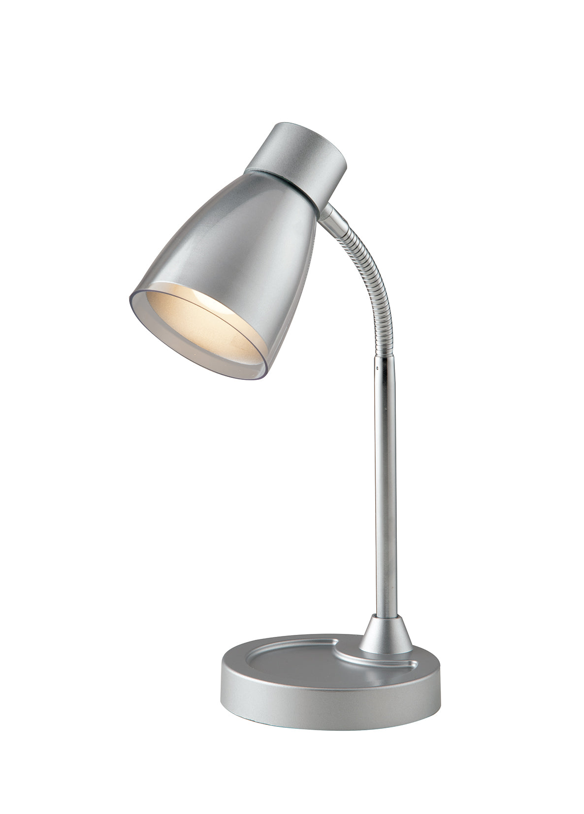 Lampada da lettura ARKIMEDE argento in con diffusore orientabile in metallo