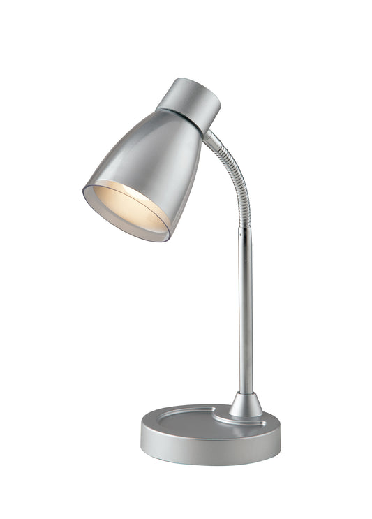 Lampada da lettura ARKIMEDE argento in con diffusore orientabile in metallo