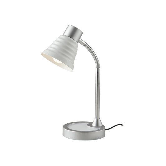 Lampada da lettura LEONARDO con diffusore bianco in fibre di plastica
