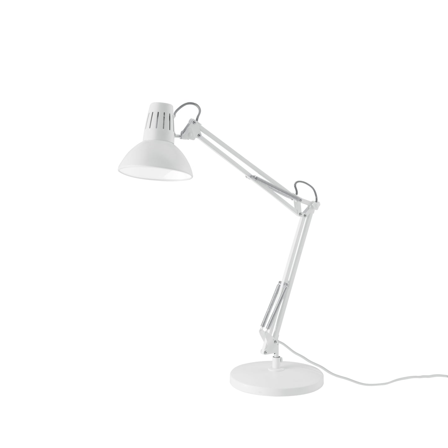 Lampada da tavolo regolabile ARTIFEX in metallo bianco