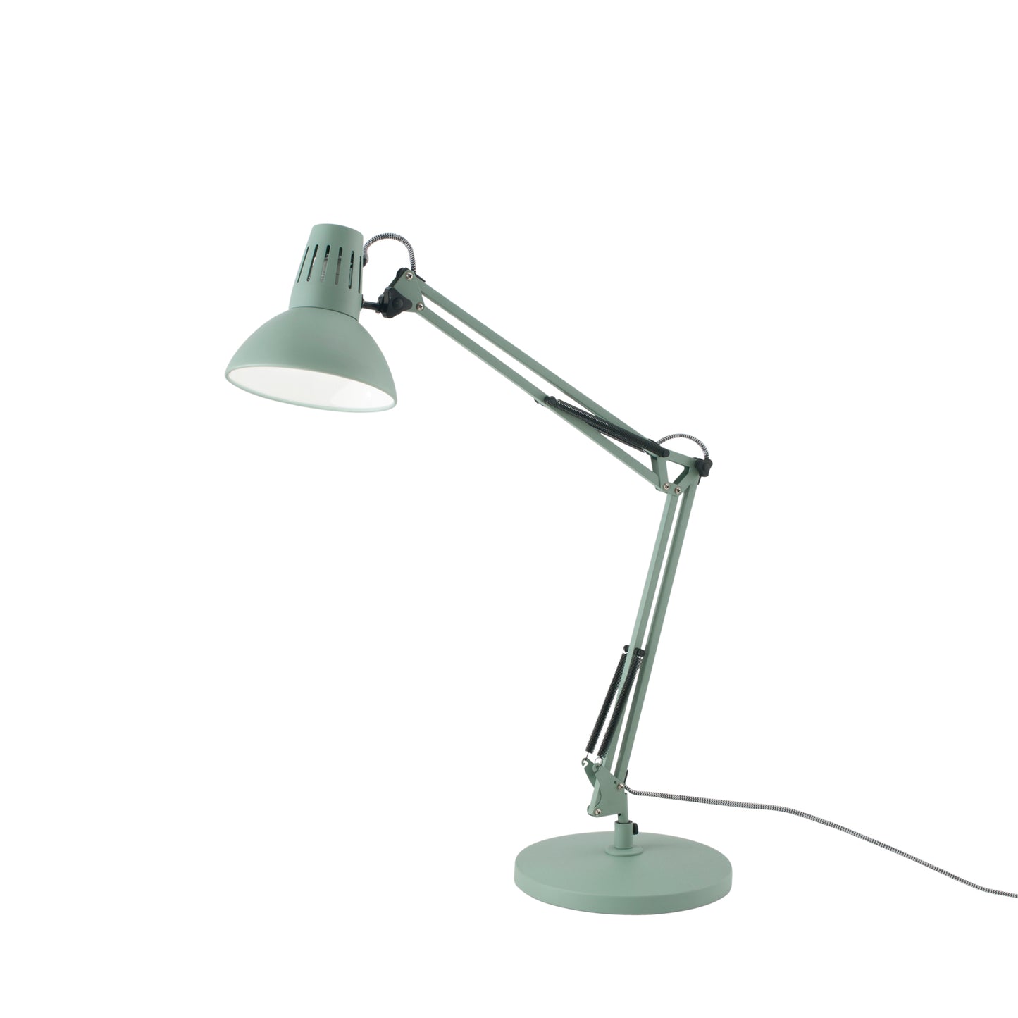 Lampada da tavolo regolabile ARTIFEX in metallo verde