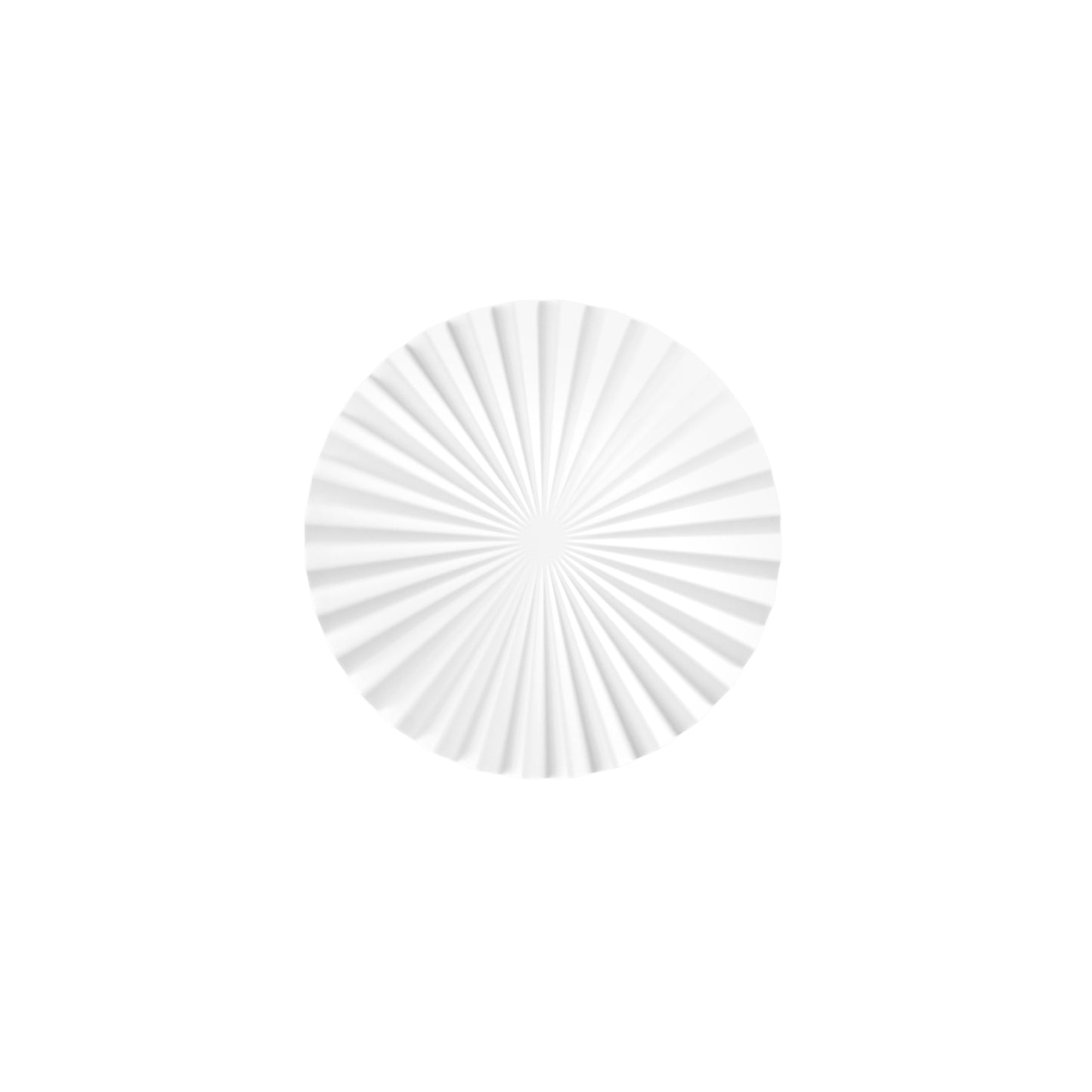 Applique ANADARA in metallo bianco, CCT, Ø 50cm.