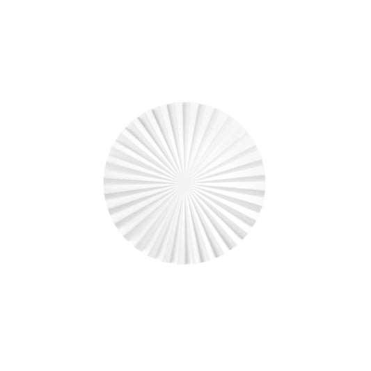 Applique ANADARA in metallo bianco, CCT, Ø 50cm.