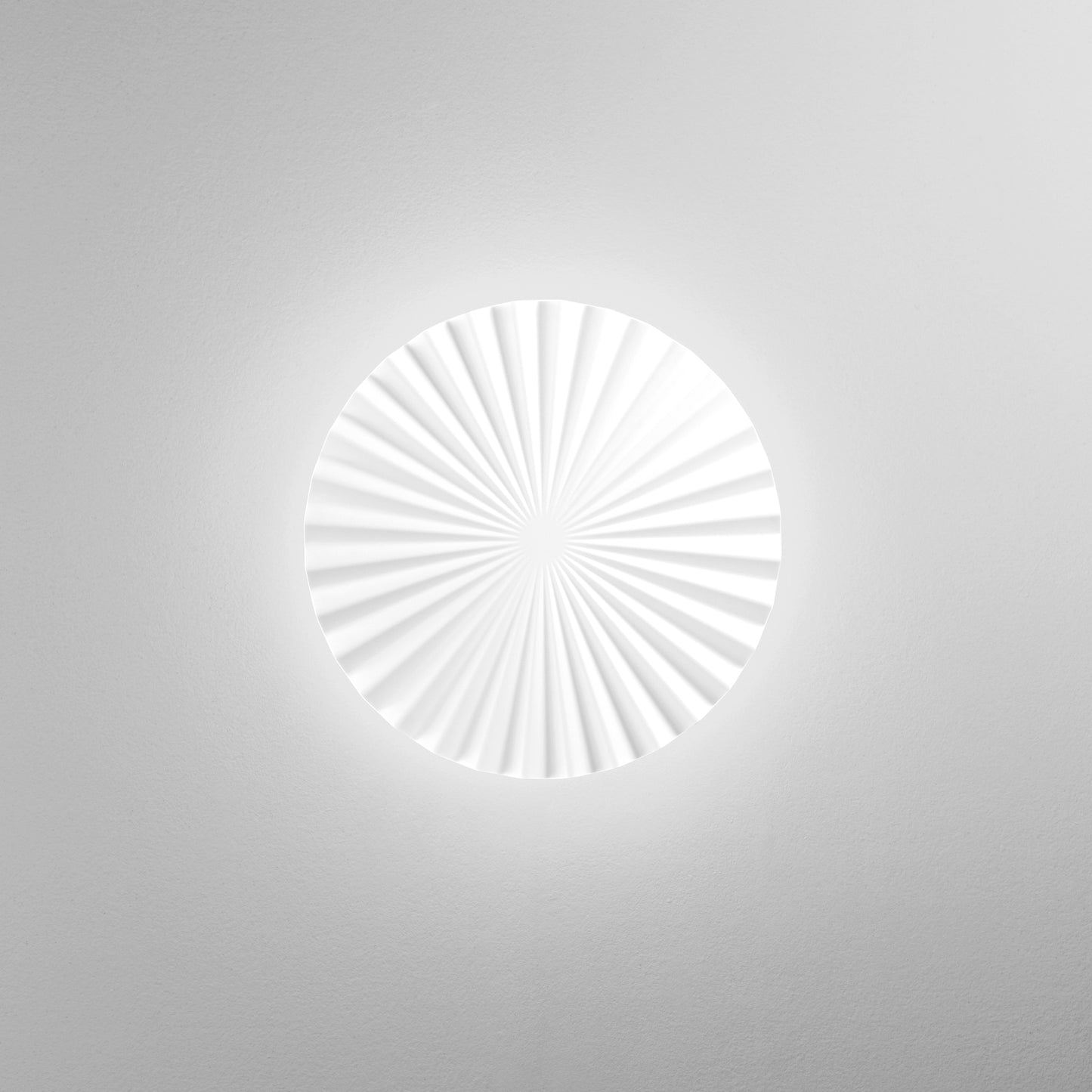 Applique ANADARA in metallo bianco, CCT, Ø 50cm.