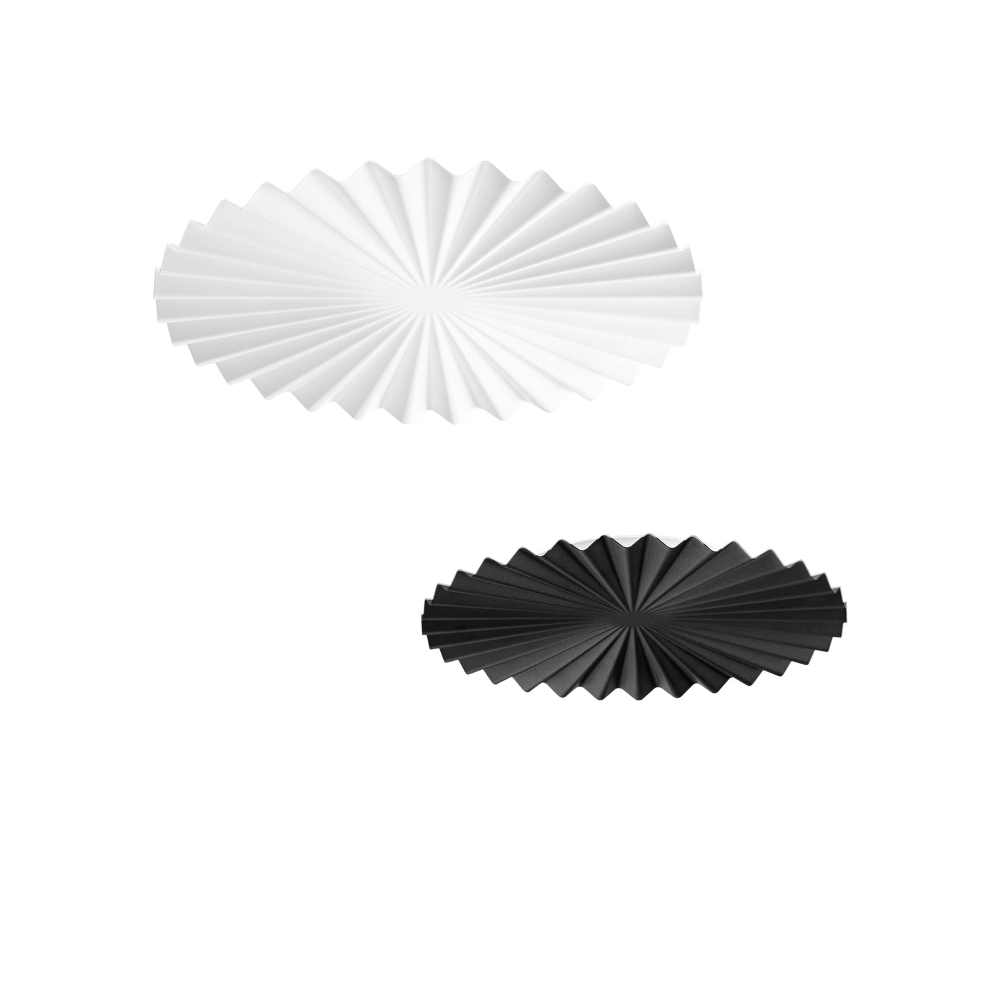 Applique ANADARA in metallo nero, CCT, Ø 50cm.