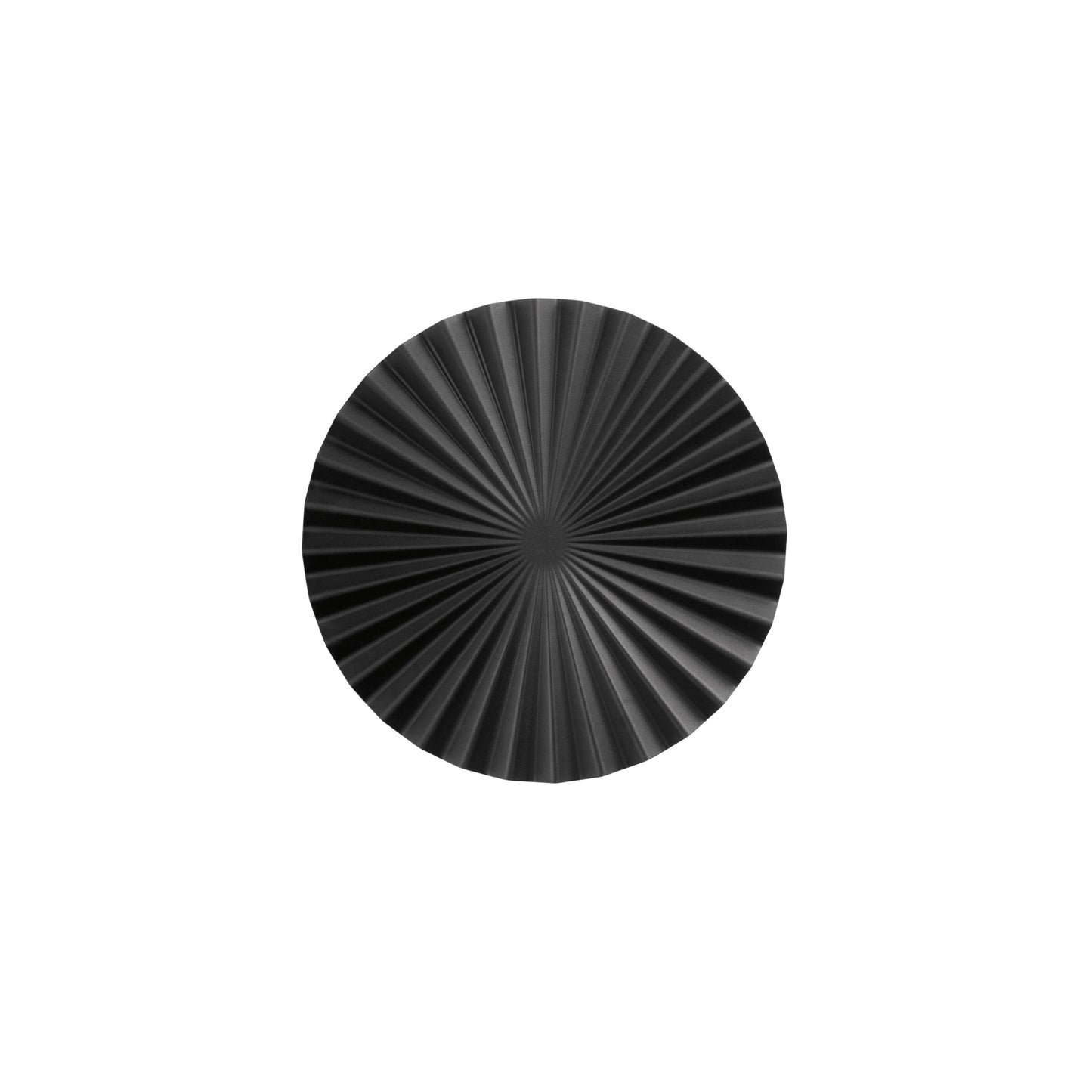 Applique ANADARA in metallo nero, CCT, Ø 50cm.
