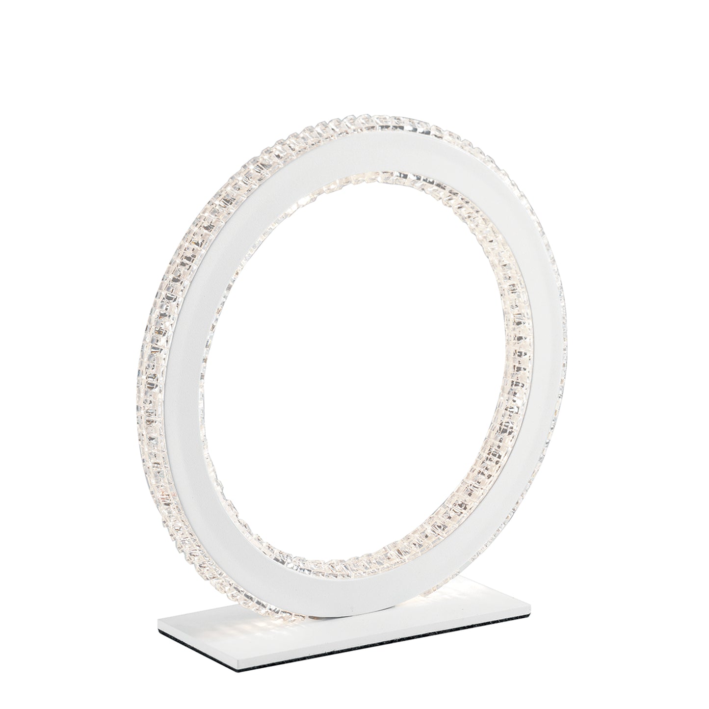 Lampada da tavolo LED BRYANT con diffusore diamantato 18W 4000K luce naturale