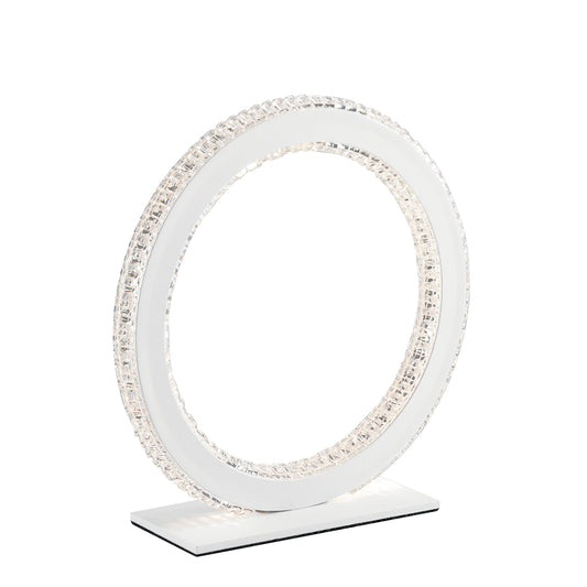Lampada da tavolo LED BRYANT con diffusore diamantato 18W 3000K (luce calda)