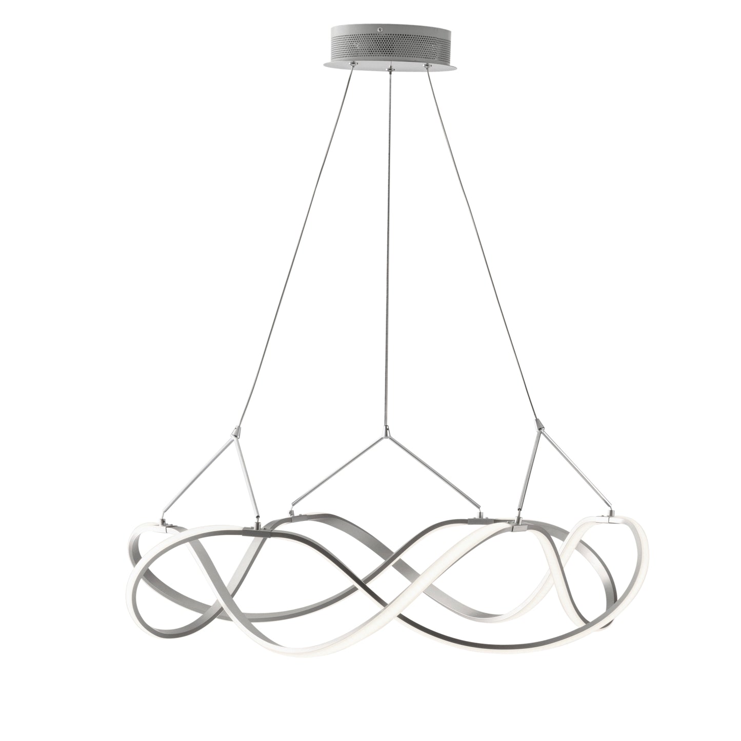 Sospensione FLIGHT in nichel spazzolato 45W 4000K(Luce naturale)