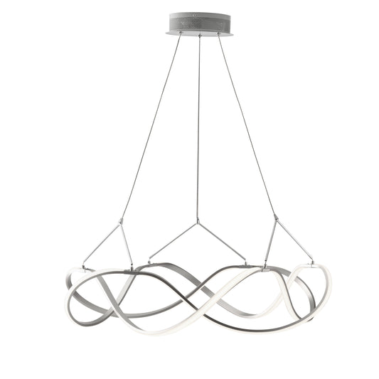 Sospensione FLIGHT in nichel spazzolato 45W 4000K(Luce naturale)