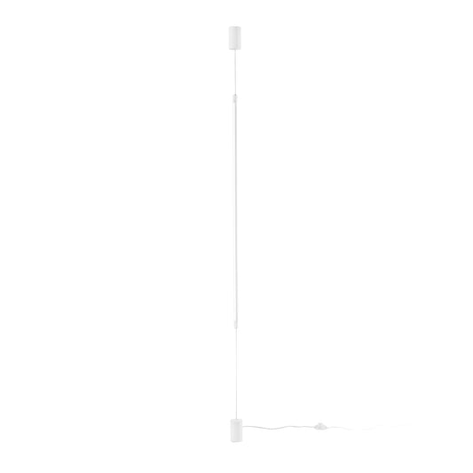 Piantana a sospensione LED GRAVITY in metallo bianco, posizione e altezza regolabili, CCT