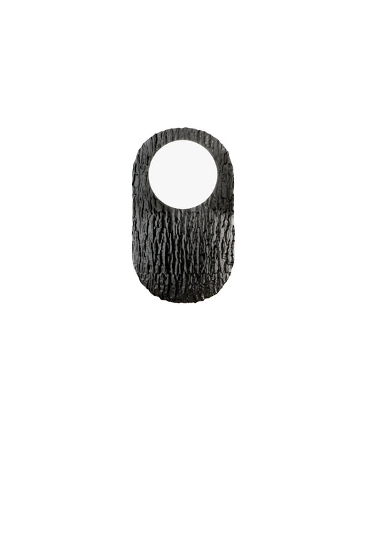 Applique LED da parete HOCKEY in metallo nera
