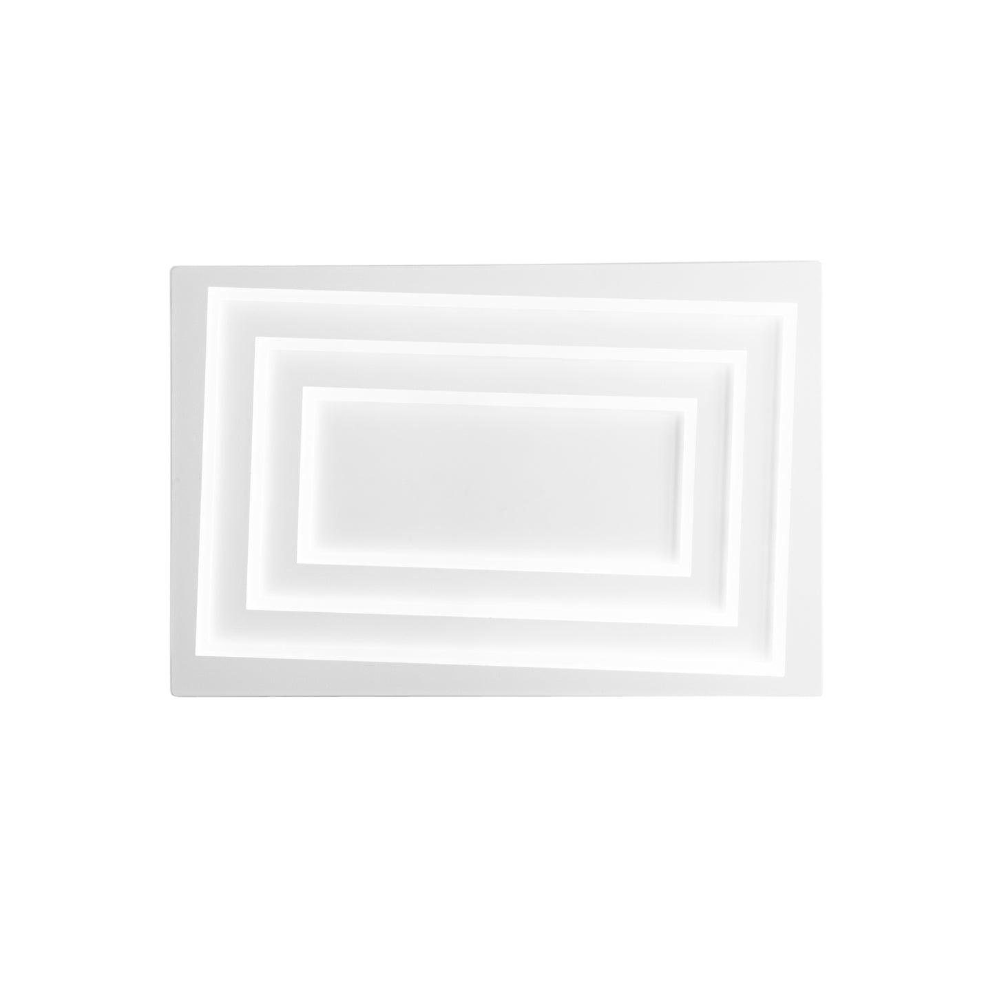 Plafoniera LED HYPNOTIC in alluminio bianca ,CCT, h 40x60cm.