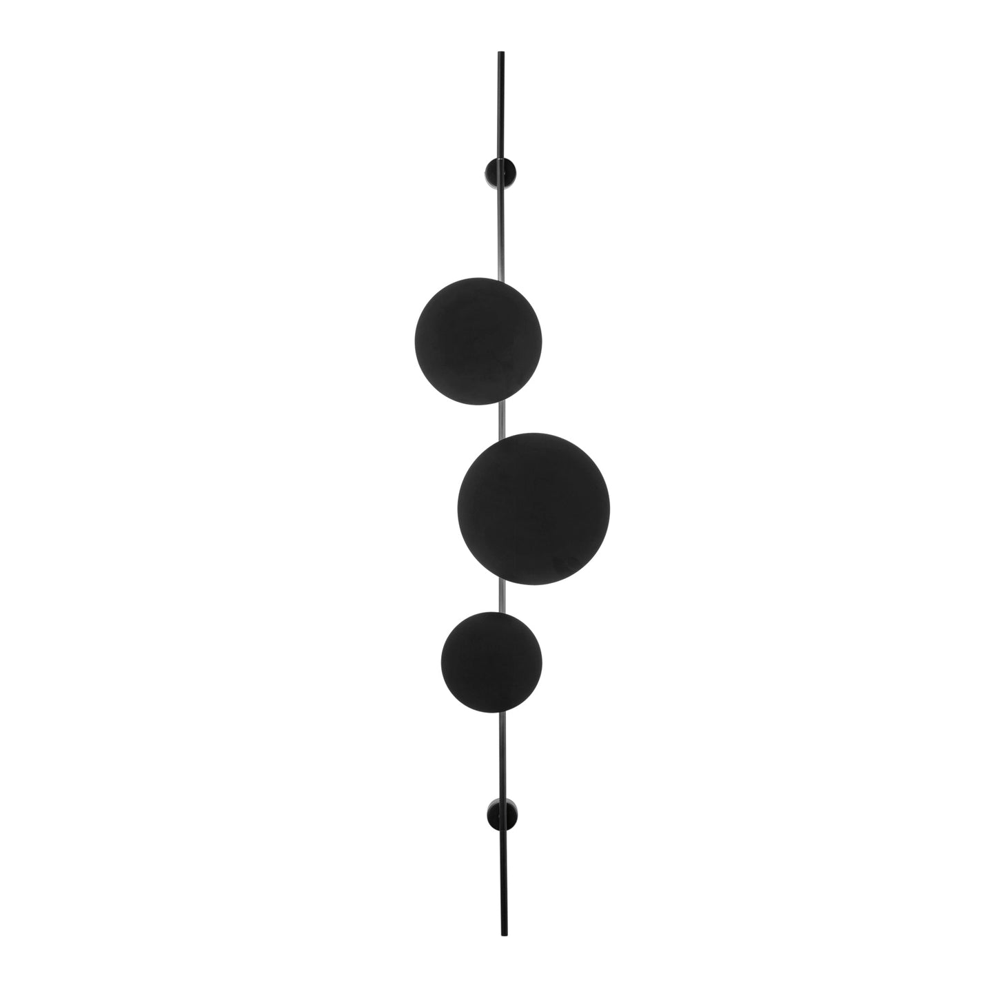 Applique LED IDOL in alluminio nero, CCT